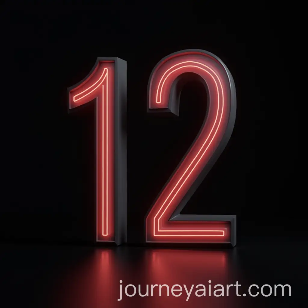 3D-Number-12-with-Mafia-Theme-on-Dark-Background
