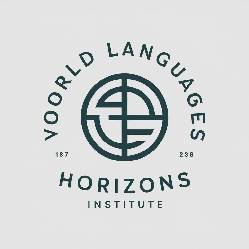 LOGO-Design-for-World-Languages-Horizons-Institute-Languagethemed-Vector-Logo-in-Education-Industry