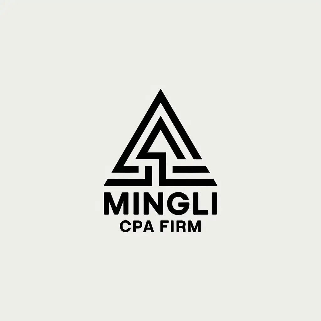 LOGO-Design-for-Mingli-CPA-Firm-Minimalistic-Triangle-Symbol-on-Clear-Background