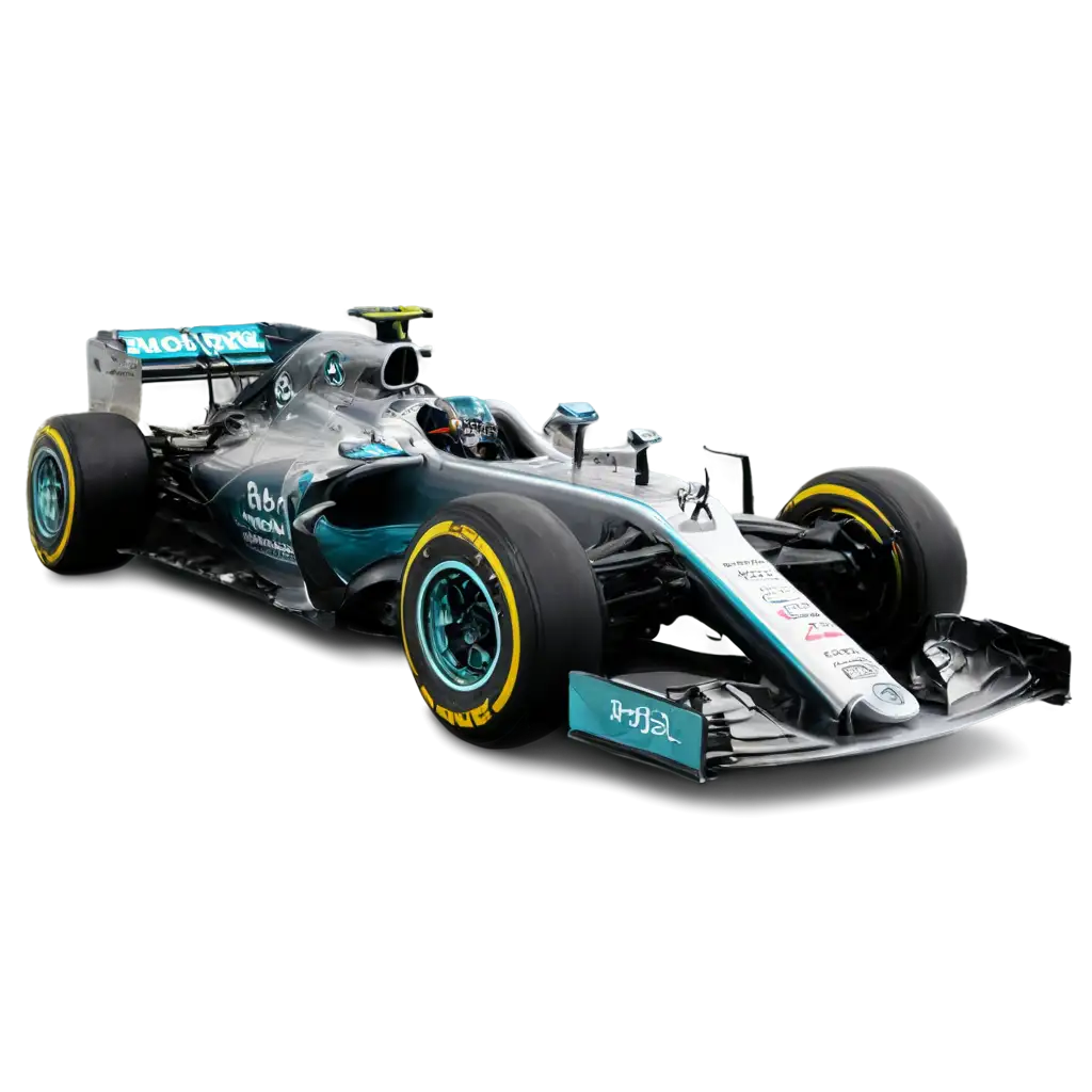 PNG-Image-of-F1-Mercedes-Car-HighQuality-Visual-Representation