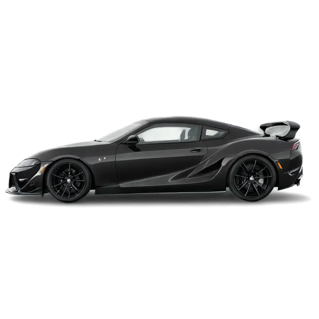 HighQuality-PNG-Image-of-aPNG-Image-SEO-Optimization-Black-Toyota-Supra-MK4-Car-in-the-Center-for-Optimal-Clarity