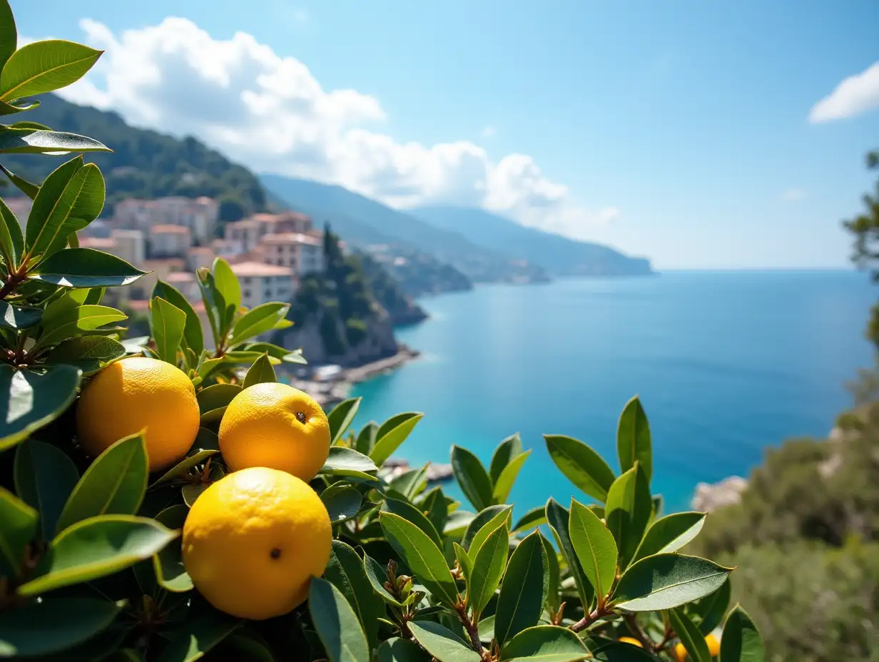 Scenic-Amalfi-Coast-with-Lemon-Grove-Italy