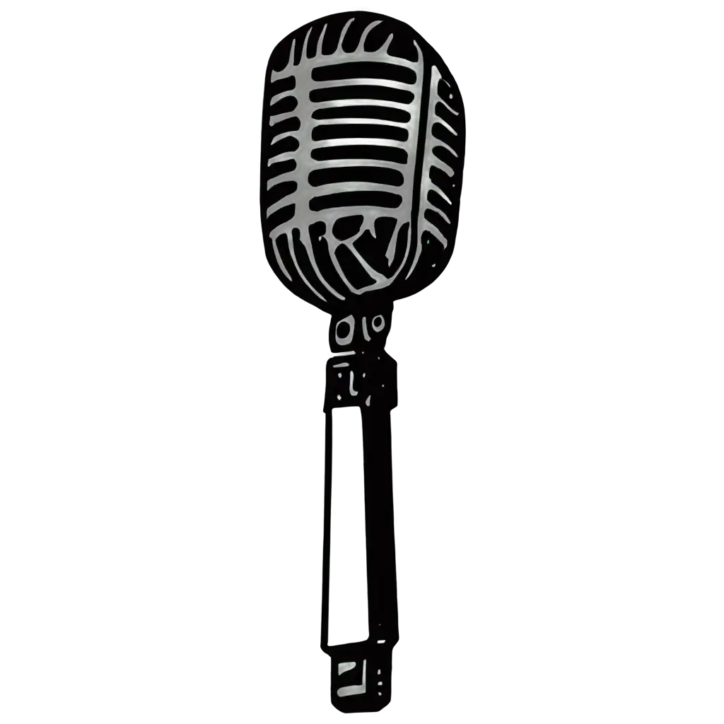 Hand-Drawn-Microphone-PNG-in-Simple-Sketch-Style-for-Creative-Design-Projects