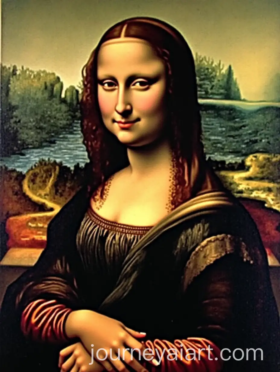 Art-Deco-Interpretation-of-the-Mona-Lisa