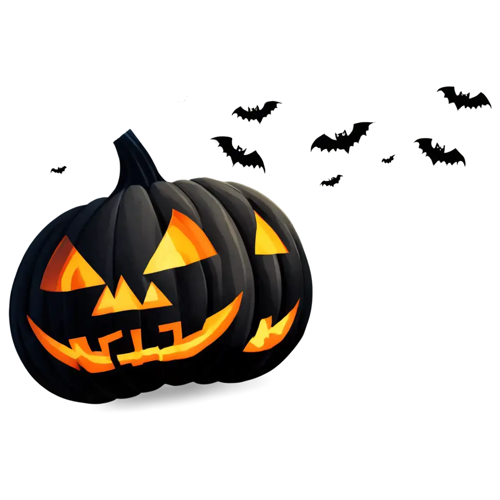 Halloween-PNG-Image-Spooky-Night-Scene-with-Haunted-House-and-JackoLanterns