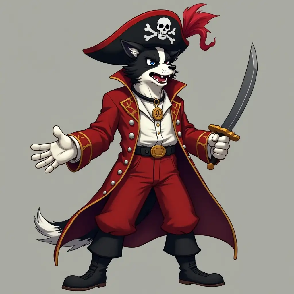 Fierce-Border-Collie-Pirate-Captain-in-Red-and-Black-Attire-with-Sword