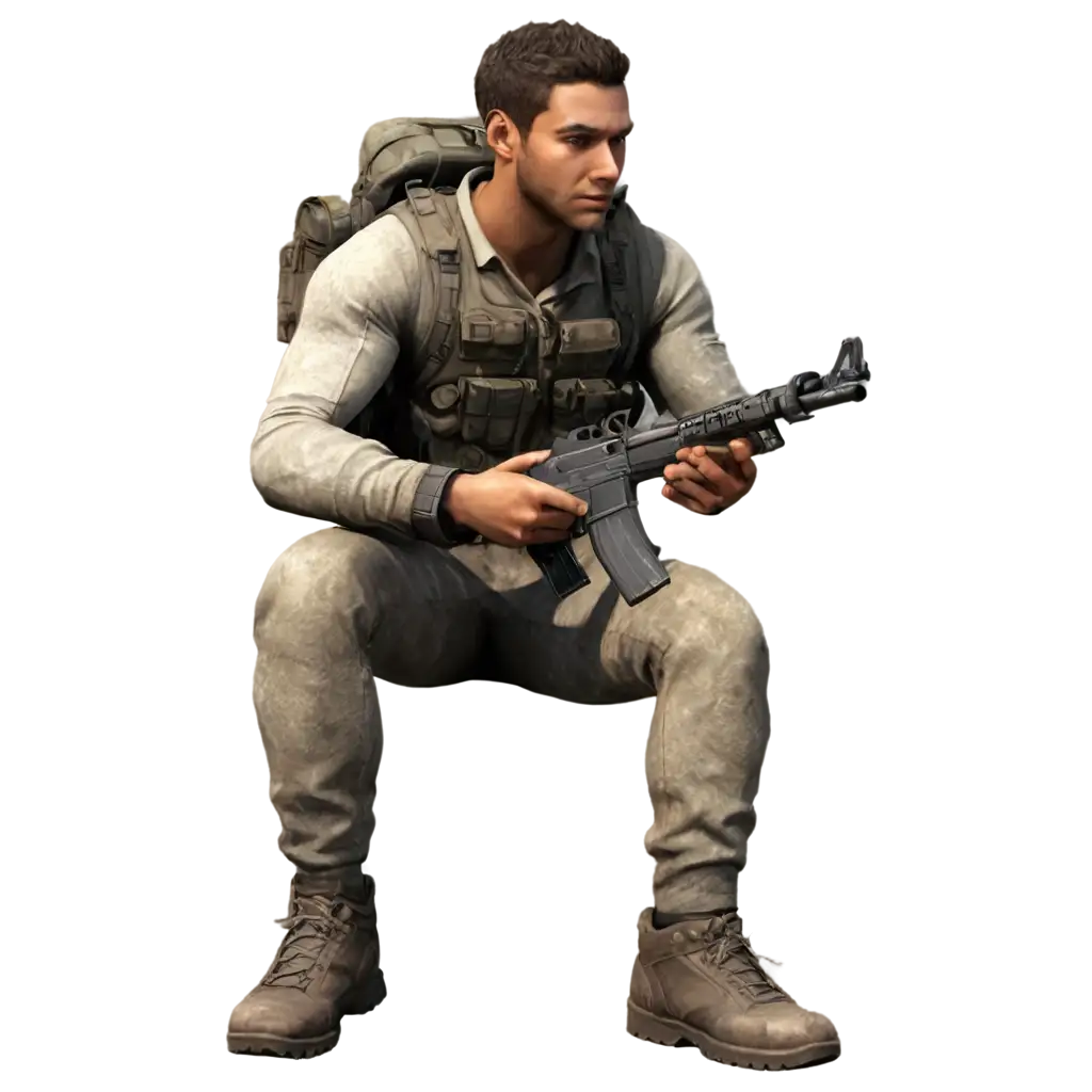 HighQuality-PNG-Image-of-War-Videogame-Character-Sitting-and-Looking-Right