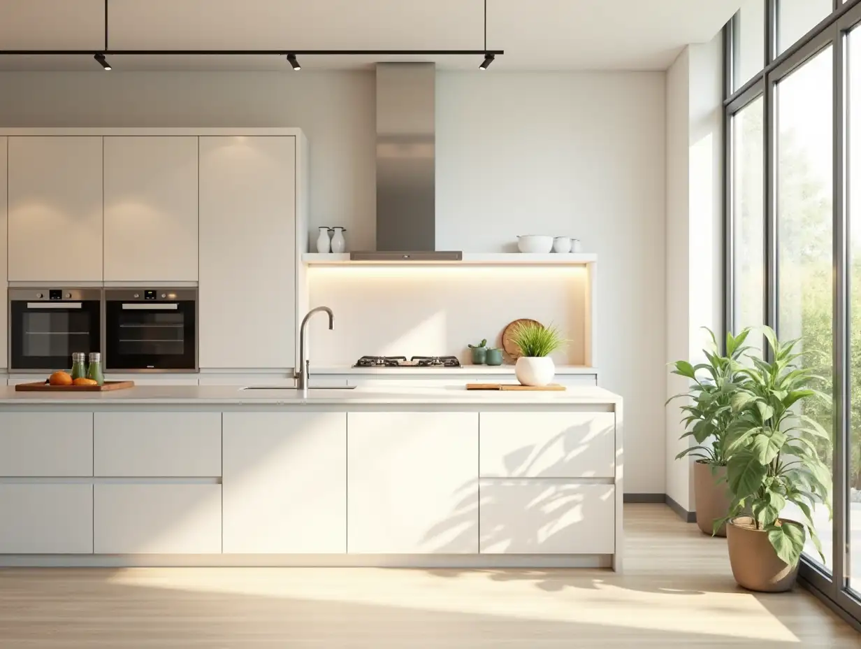 Modern-Minimalist-Kitchen-Interior-with-Natural-Light