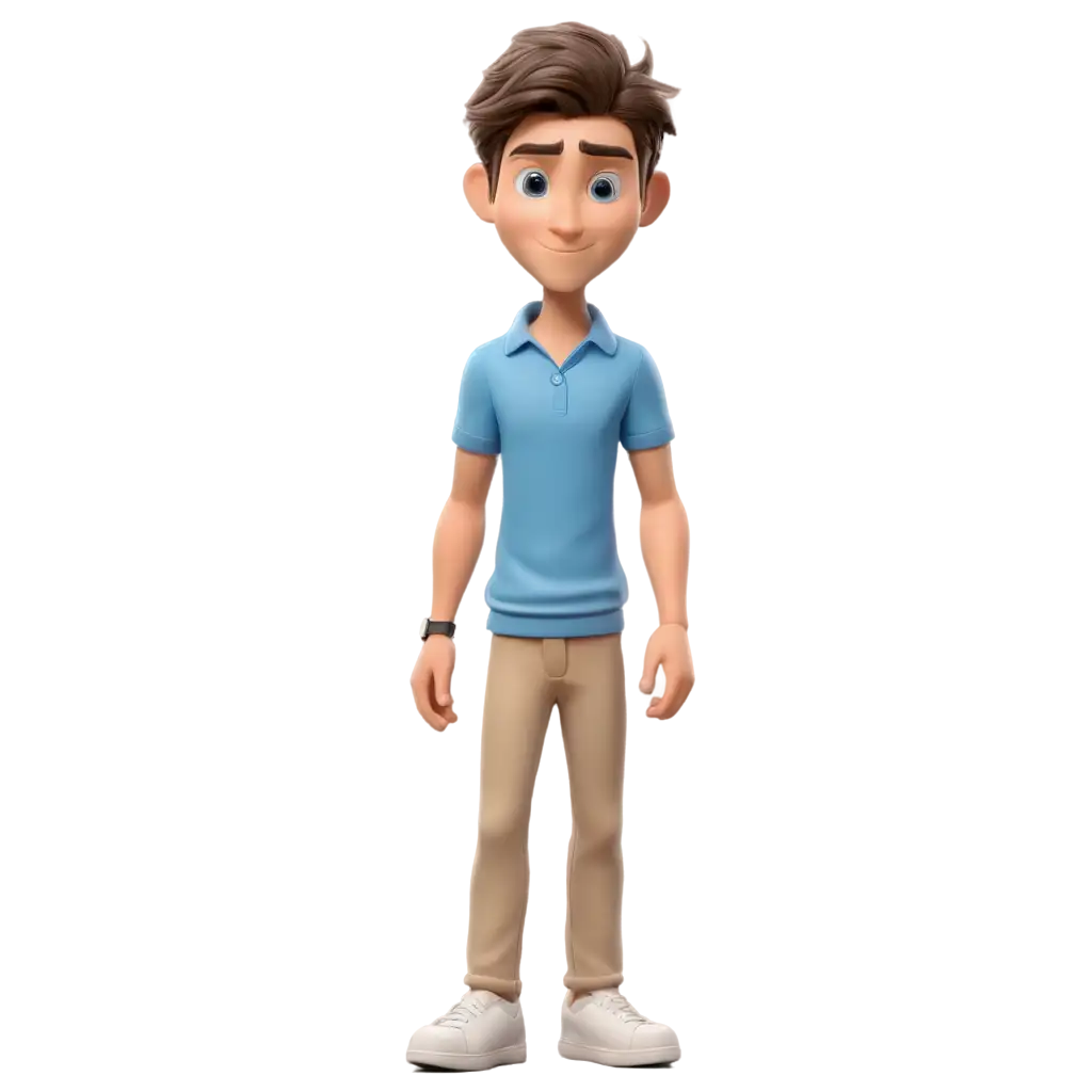 Young-Man-in-Blue-Shirt-and-Beige-Pants-PNG-3D-Cartoon-Character-Design