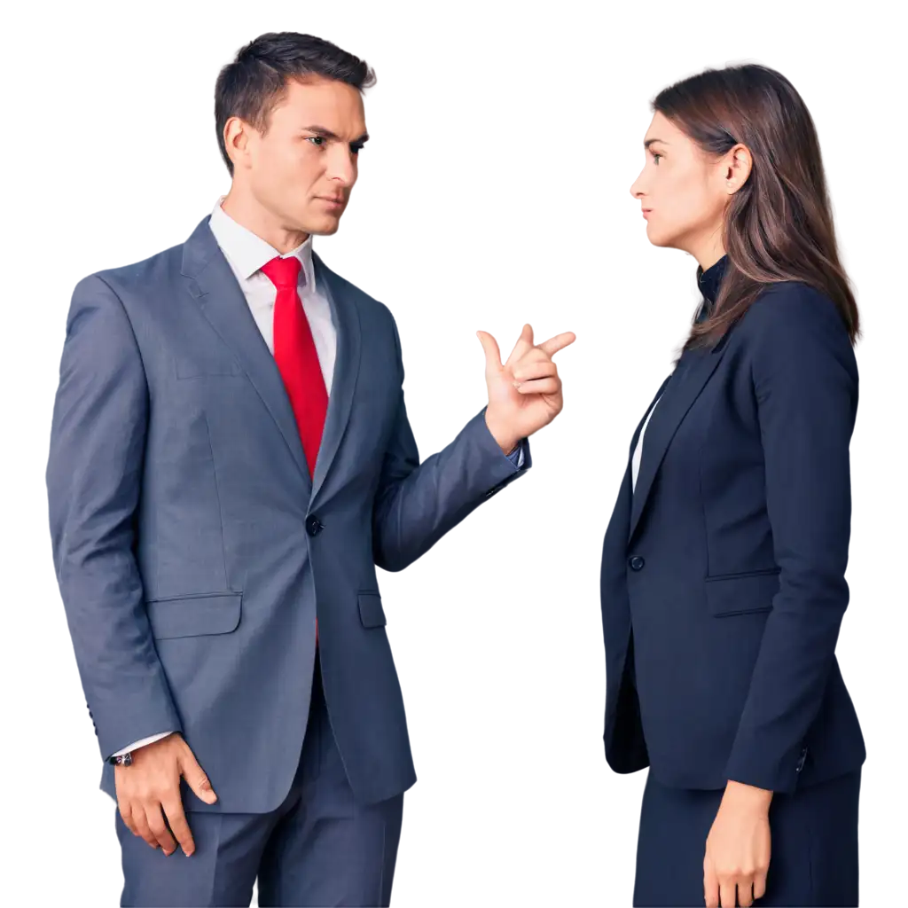 Concerned-Woman-and-Man-in-Business-Suits-PNG-Image-for-Professional-Contexts
