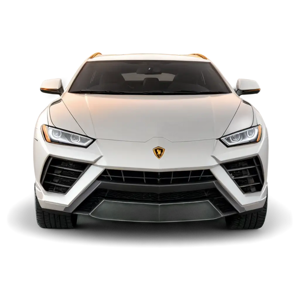 HighQuality-White-Lamborghini-Urus-PNG-Image-Orange-Staring-Vehicle-Illustration-for-Optimal-Clarity