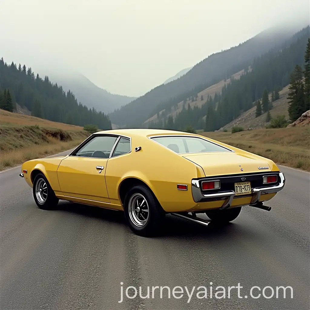 CoupeAI-Art-Prompt-Expansion-AMX-and-Toyota-Celica-Fastback-GT-1974-Rear-Silhouette-View