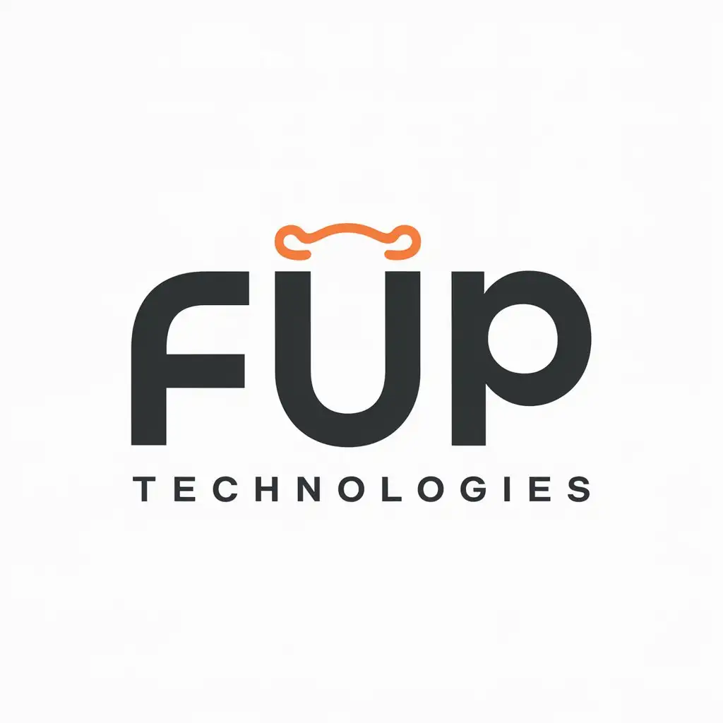 LOGO Design For FUP Minimalistic Technologies Symbol in Vector Format