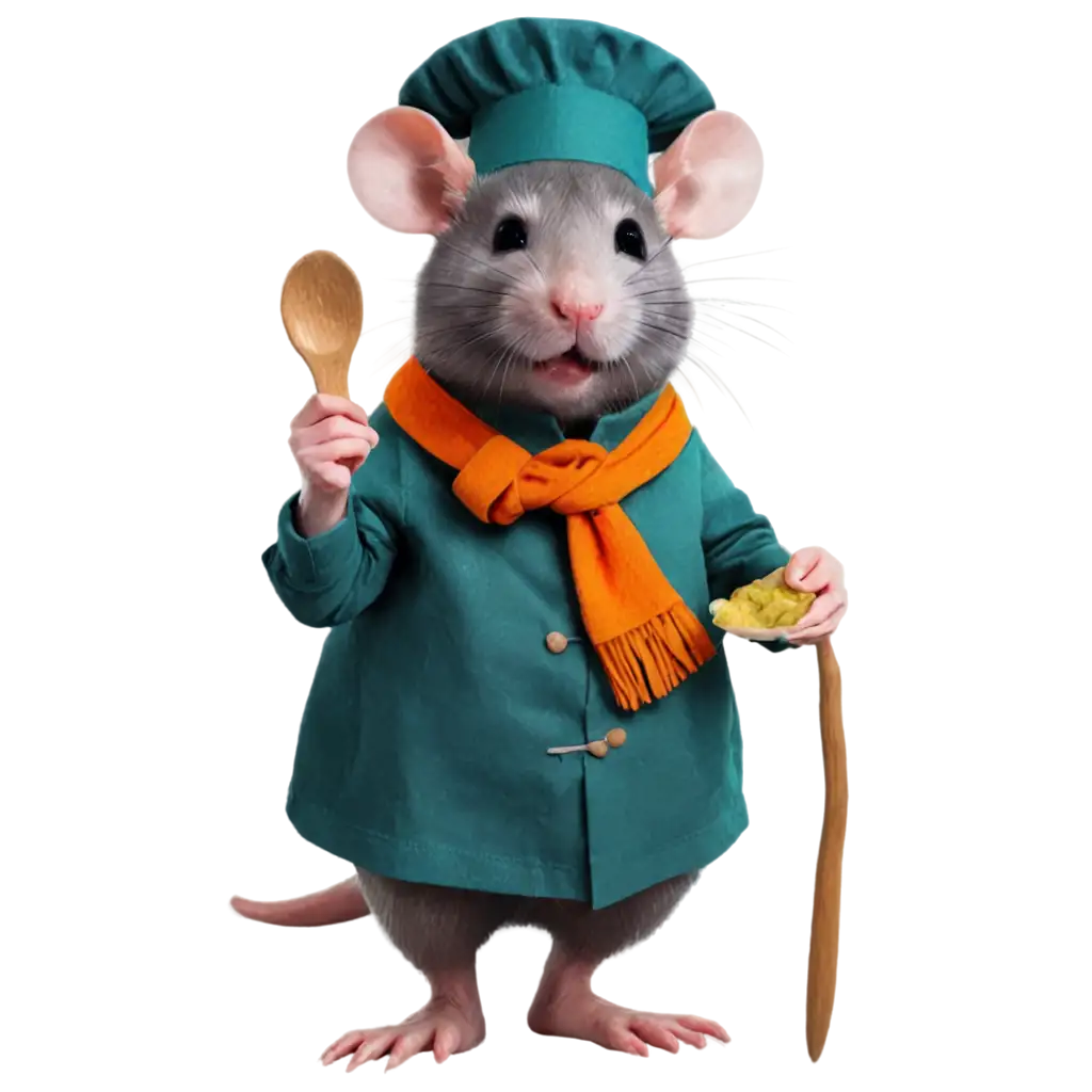 Foodie-Rat-Cooking-Food-HighQuality-PNG-Image-for-Culinary-Creations