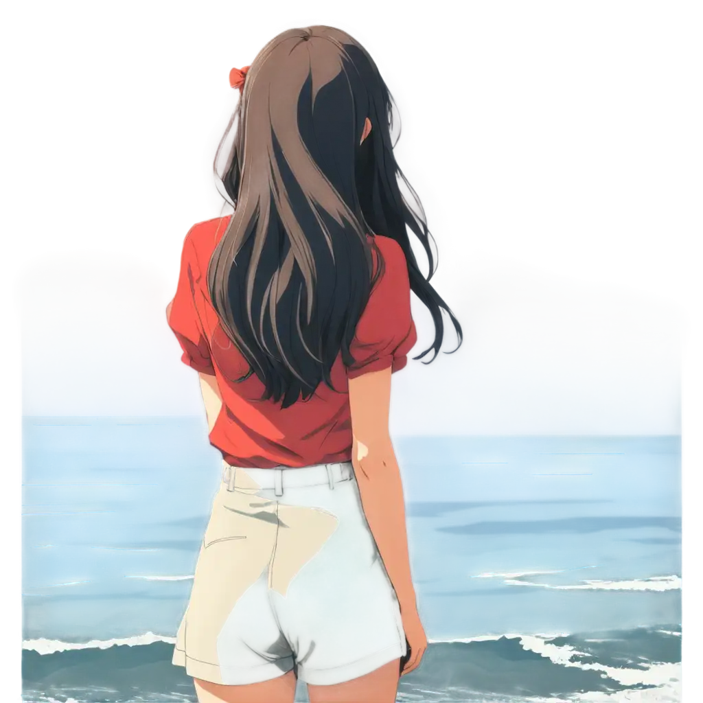 Anime-Style-PNG-Image-of-a-Girl-Looking-at-the-Sea-Perfect-for-Digital-Art-and-Websites