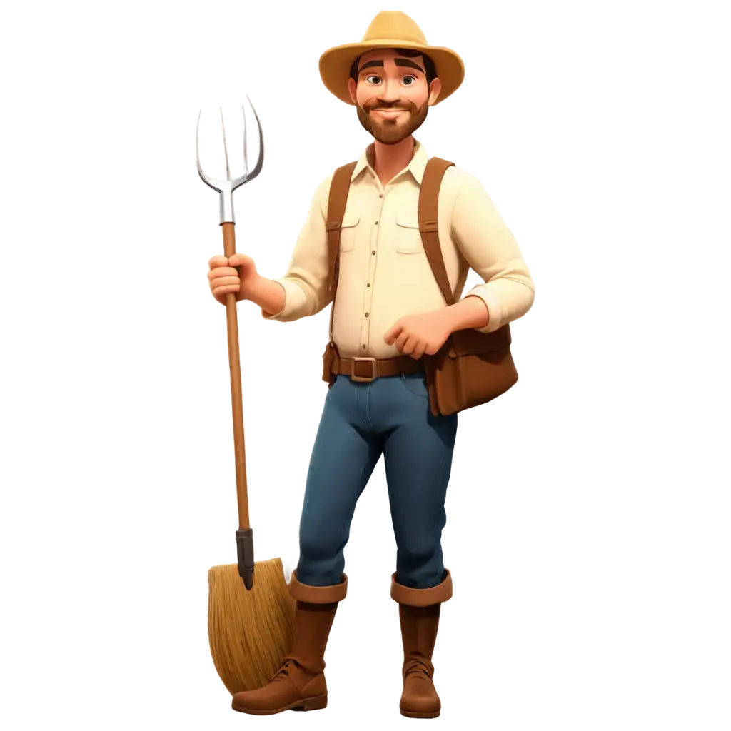 Charming-Farmer-Cartoon-PNG-Image-Delightful-and-Versatile-Illustration