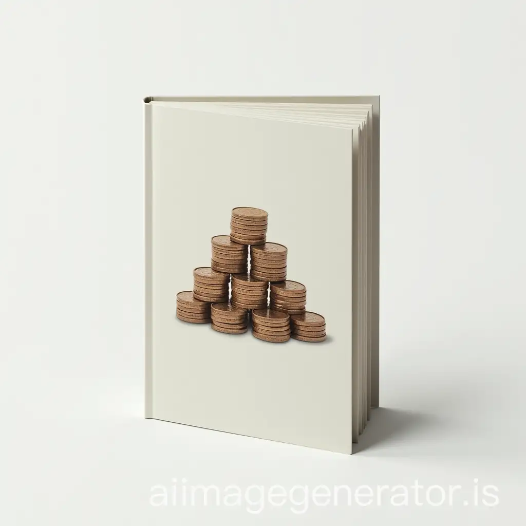 Pyramid-of-Euro-Cents-on-Closed-Book-Cover