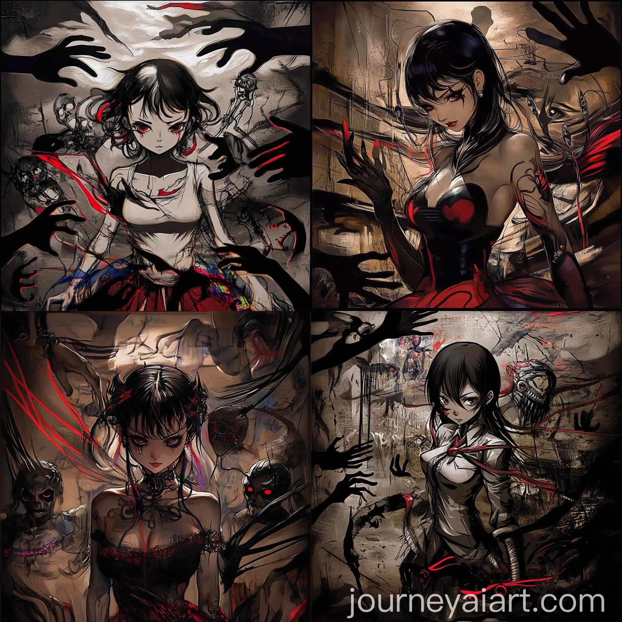 Kurumi-Tokisaki-with-Zafkiel-and-Shadow-Hands