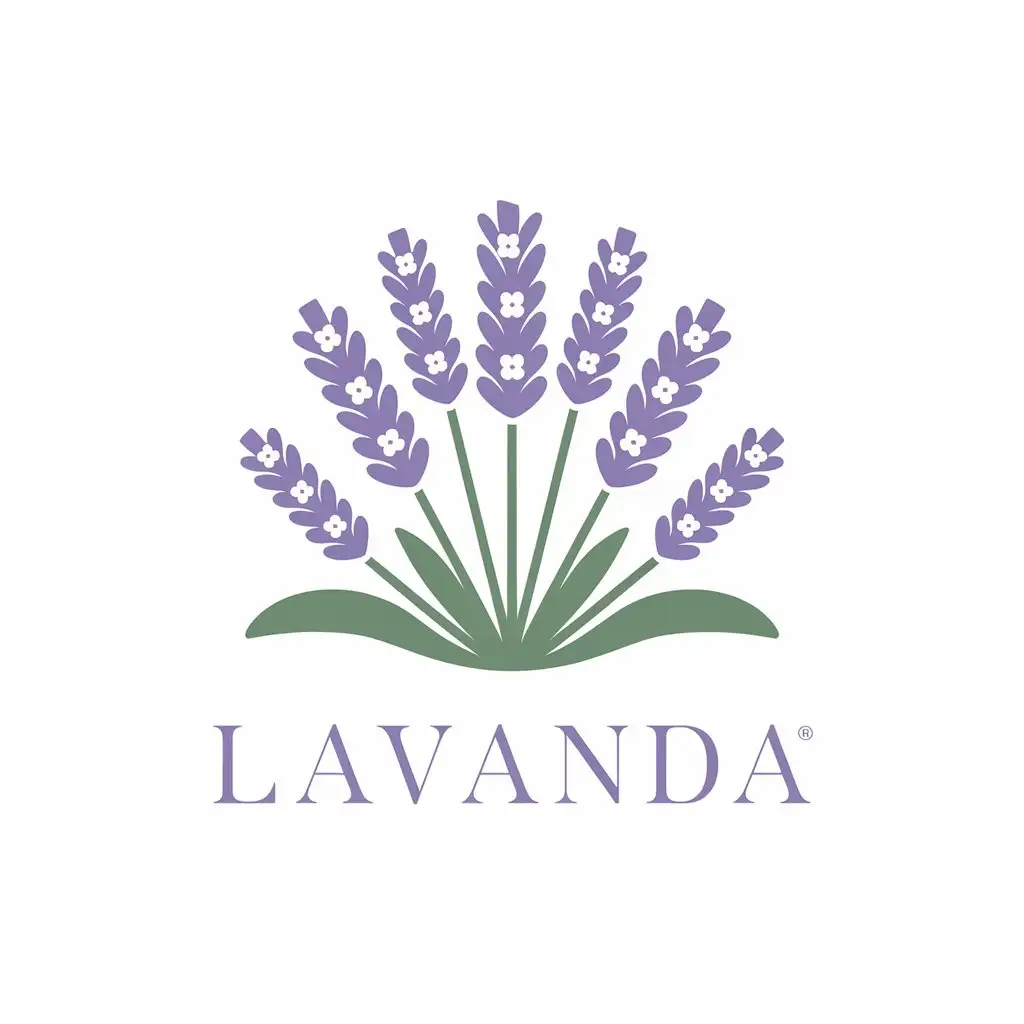 LOGO-Design-for-Lavanda-Lavender-Symbolism-with-a-Touch-of-Elegance-for-the-Beauty-Spa-Industry