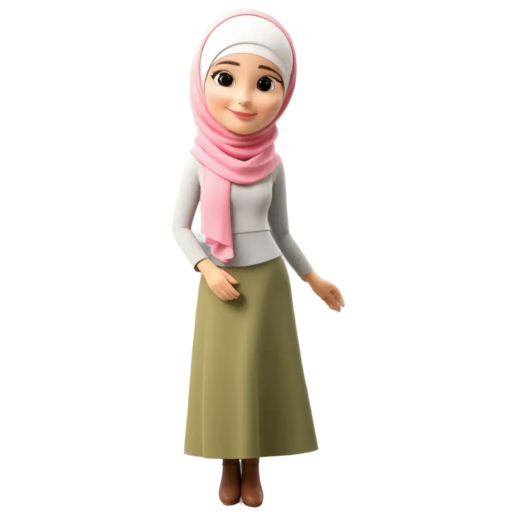 Cartoon-Muslimah-PNG-Image-Elegant-and-Culturally-Rich-Designs-in-HighQuality-Format