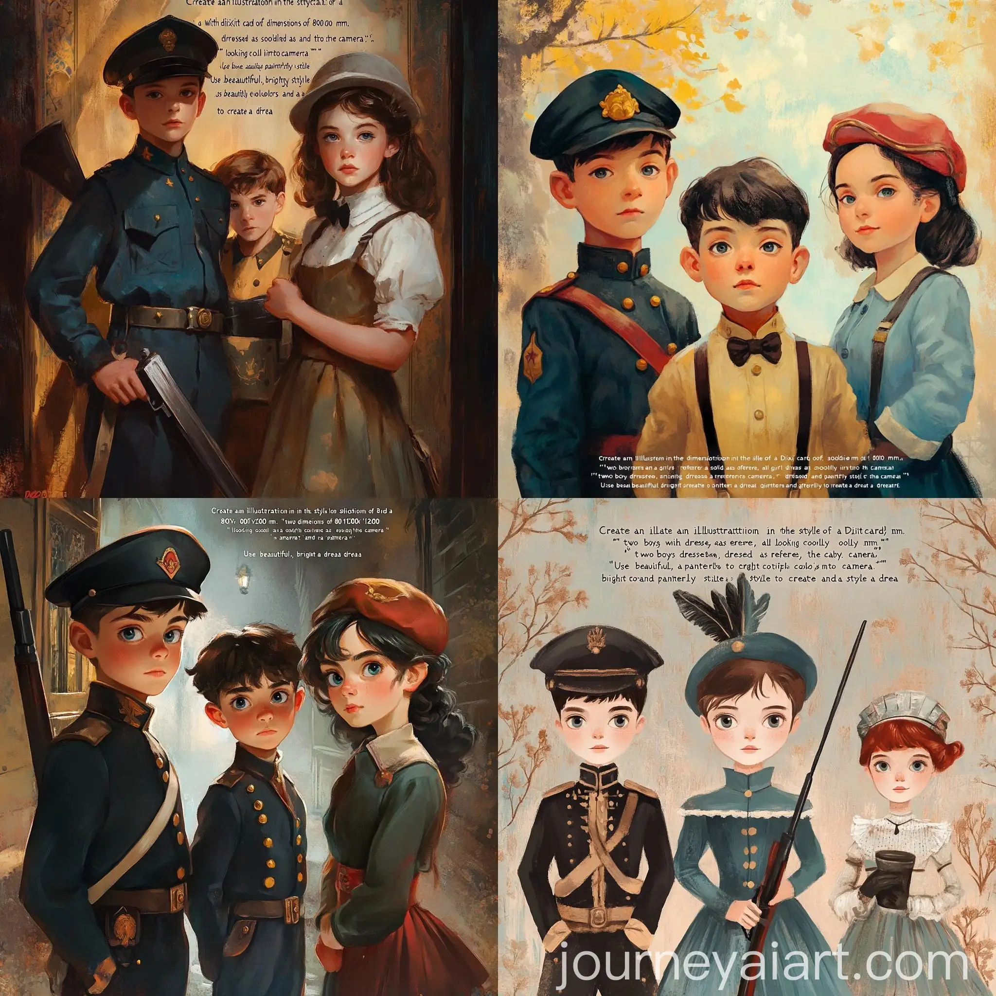 Dreamy-Soldiers-and-Referee-in-Painterly-Style-Illustration