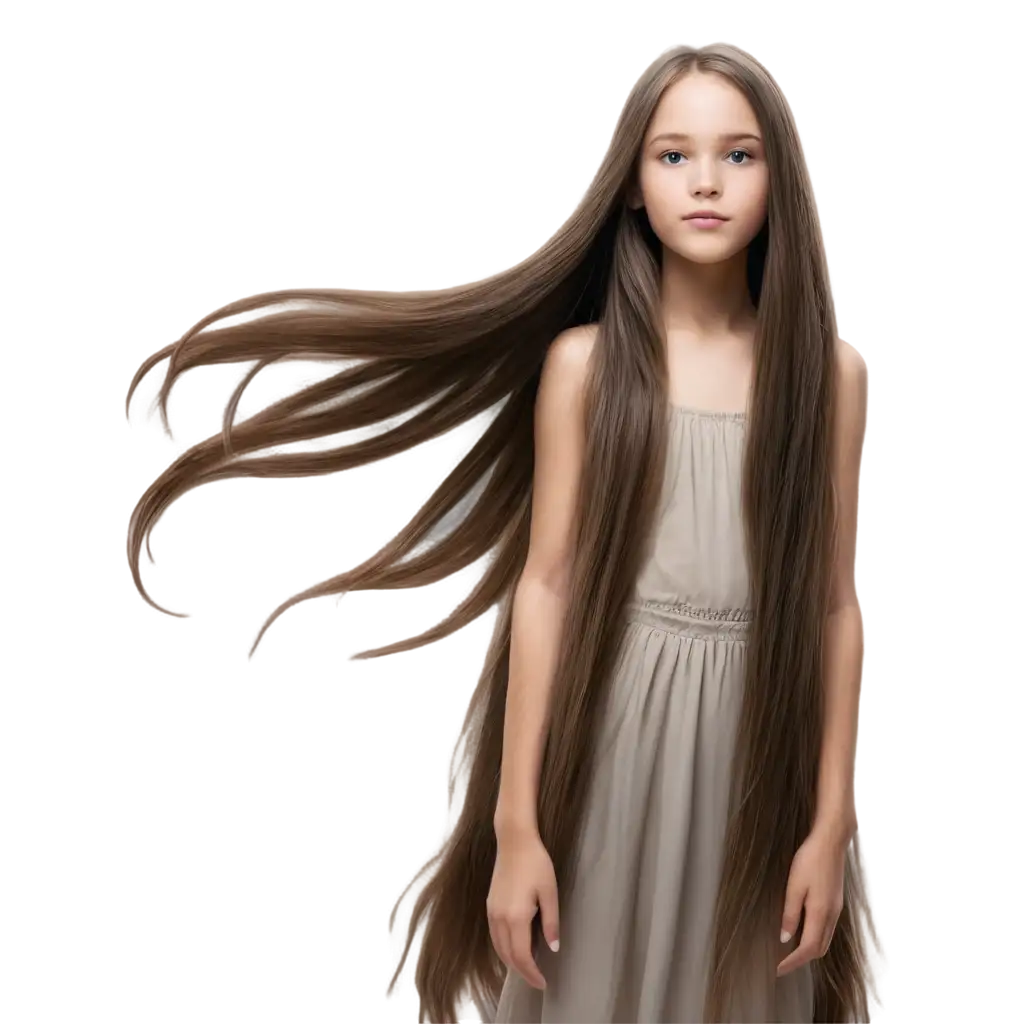 Created-Girl-with-Long-Hair-PNG-Image-HighQuality-Transparent-Art-for-Creative-Projects