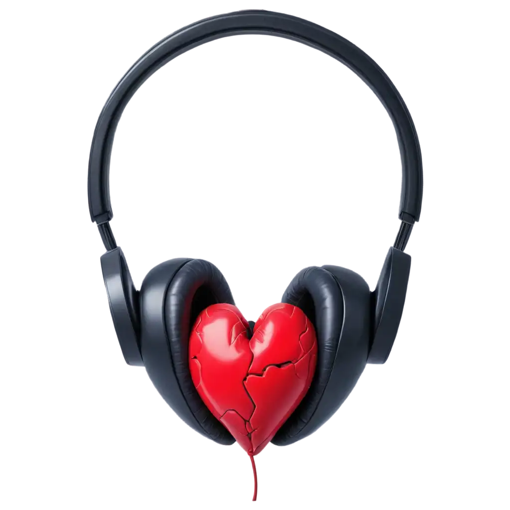 Realistic-Heart-Shaped-Brain-with-Headphones-PNG-Artistic-Interpretation-of-Connectivity-and-Creativity