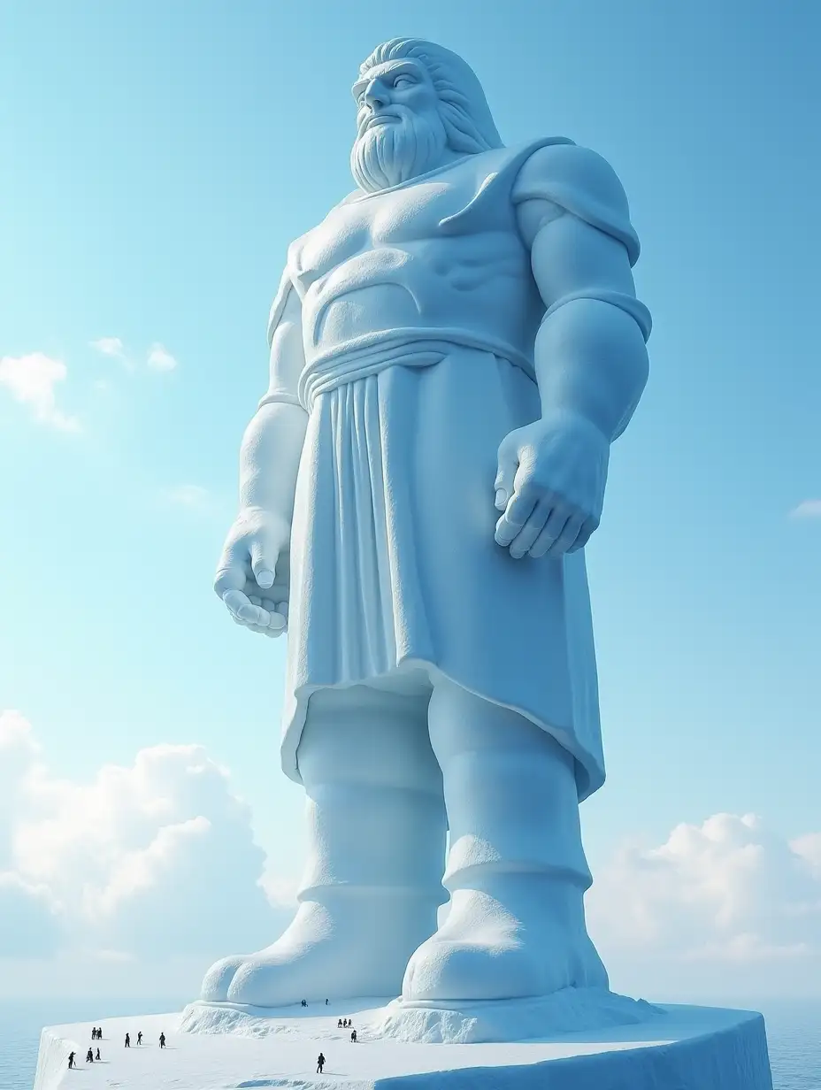 Majestic-Ice-Sentinel-Rising-Above-the-Clouds