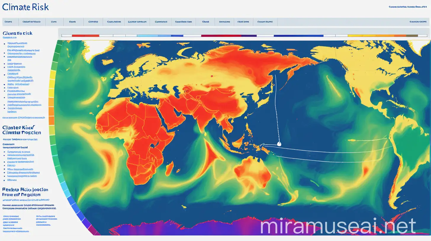 Header Banner for Climate Risk and Projection GIS Platform