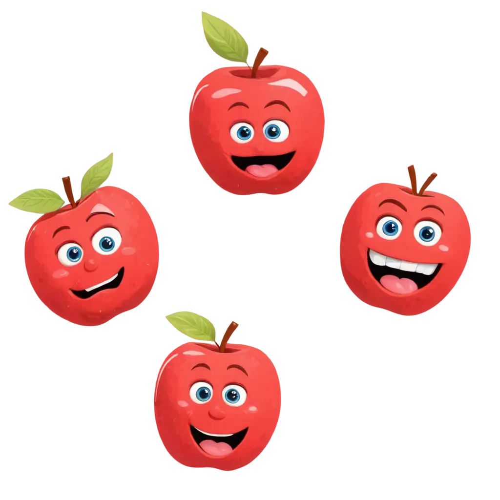 Cartoon-Red-Apple-Character-PNG-Energetic-and-Playful-Design-with-Expressive-Features