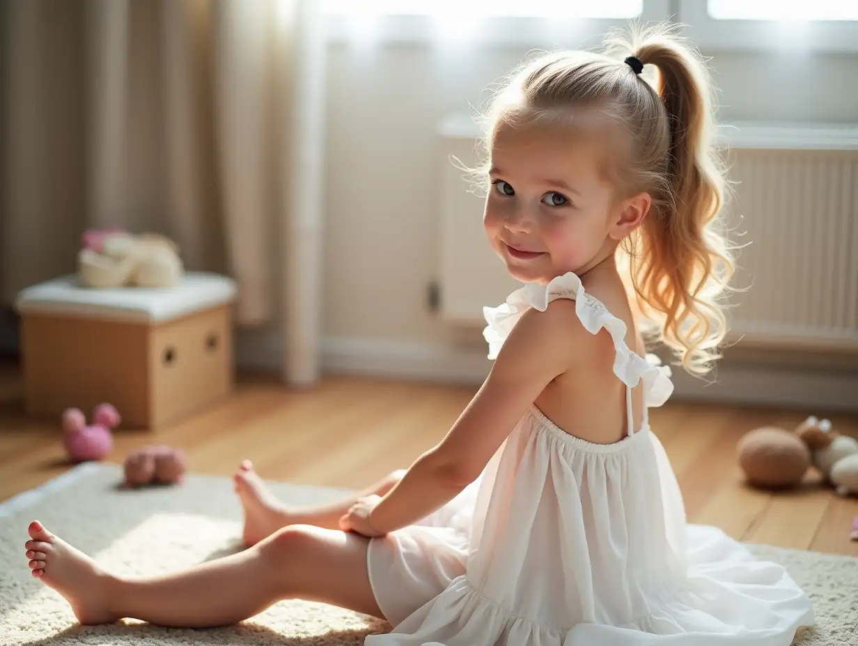 Skinny-Girl-with-Sandy-Blonde-Hair-Playing-with-Dolls-in-Playroom