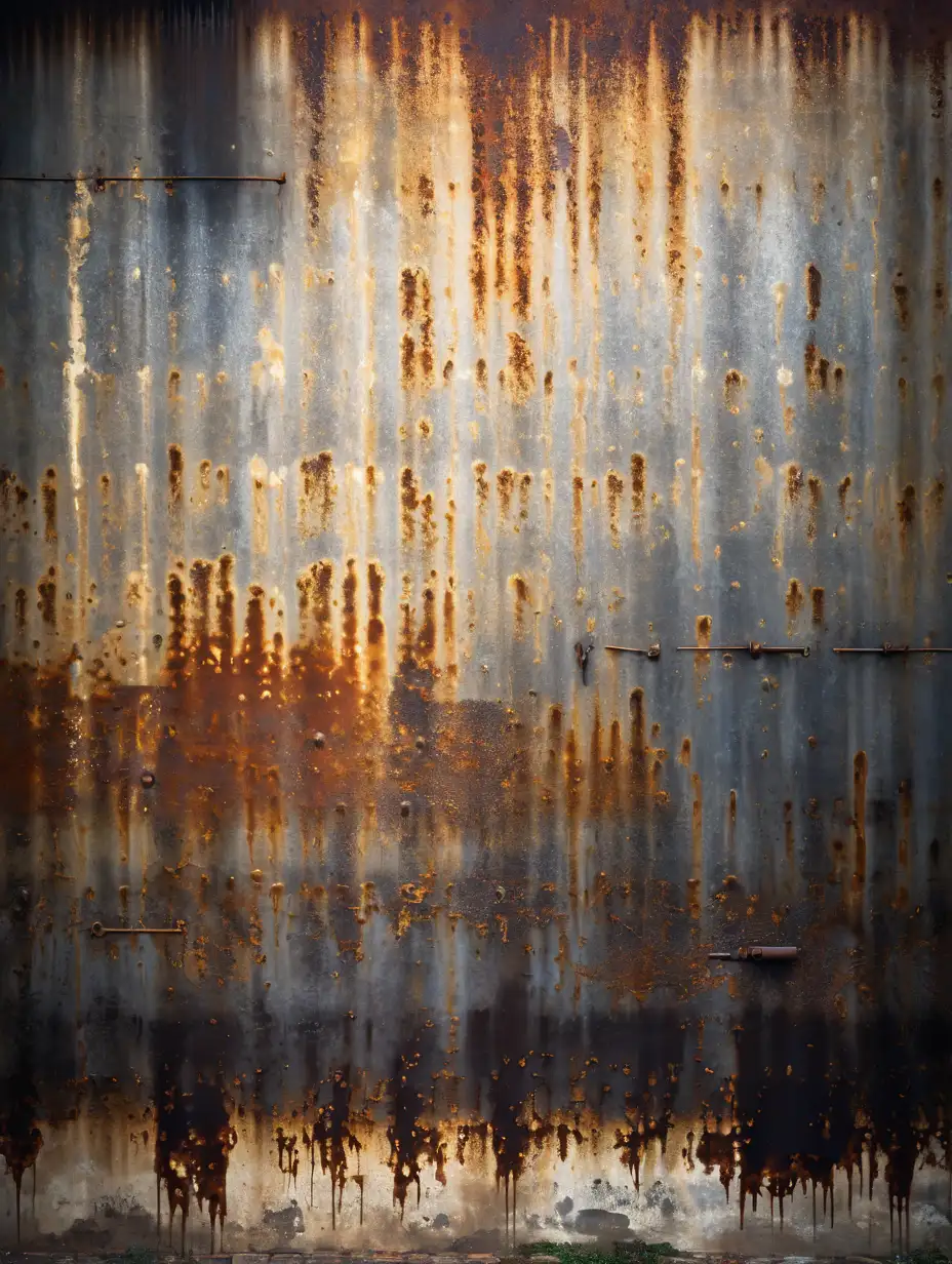 Rusty Metallic Grunge Digital Photography Background