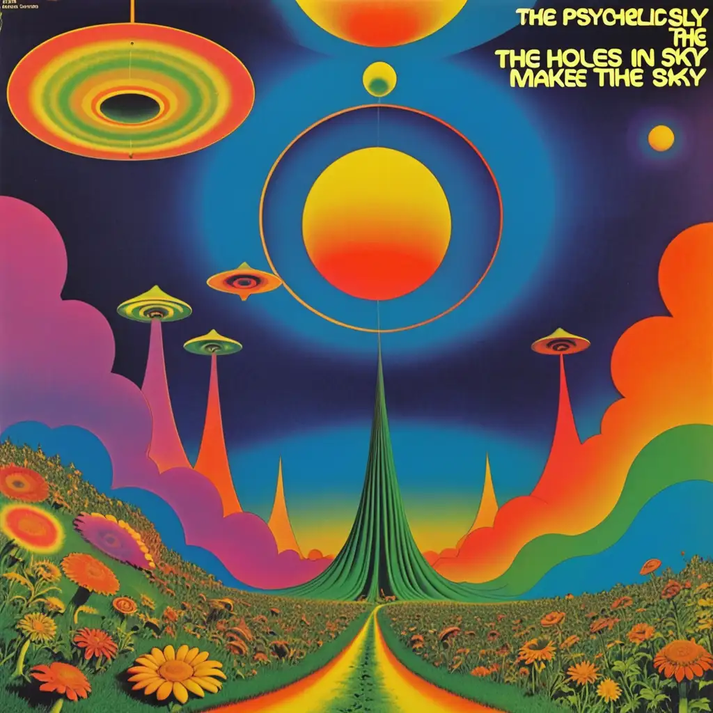 1970s-Psychedelic-Album-Cover-for-Make-Holes-in-the-Sky