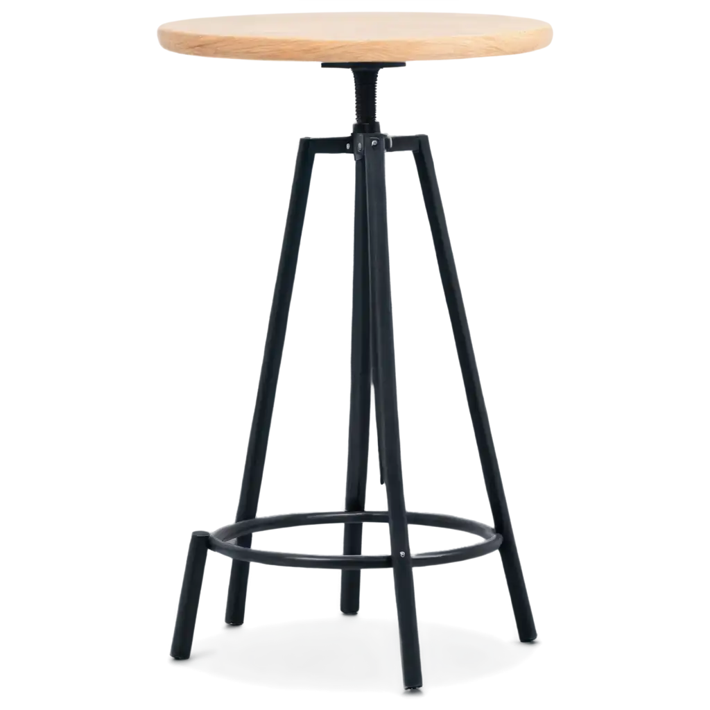 Studio-Sitting-Stool-Table-PNG-HighQuality-Image-for-Versatile-Design-Applications