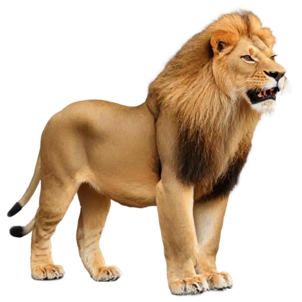 Dynamic-Lion-PNG-Image-Roaring-Strength-and-Majesty