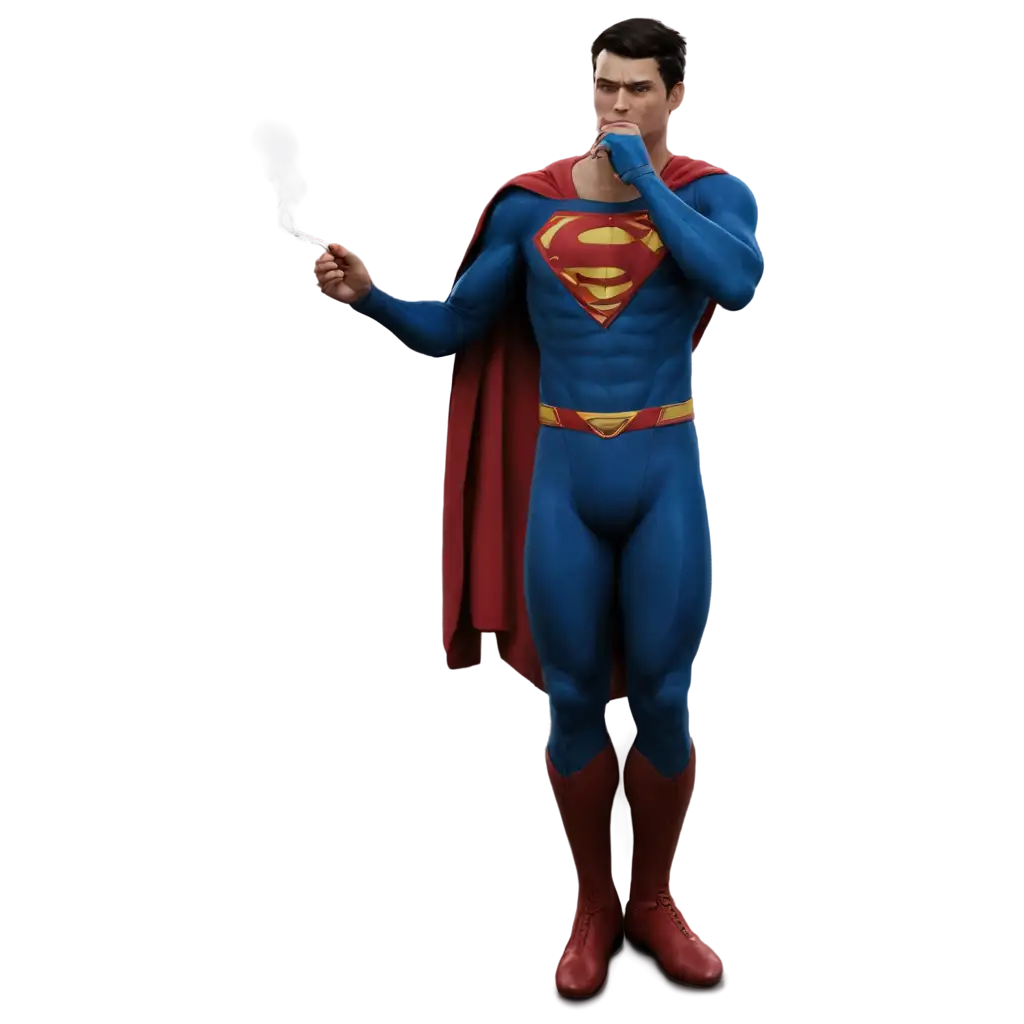 Realistic-Superman-Smoking-PNG-Image-High-Quality-Clarity