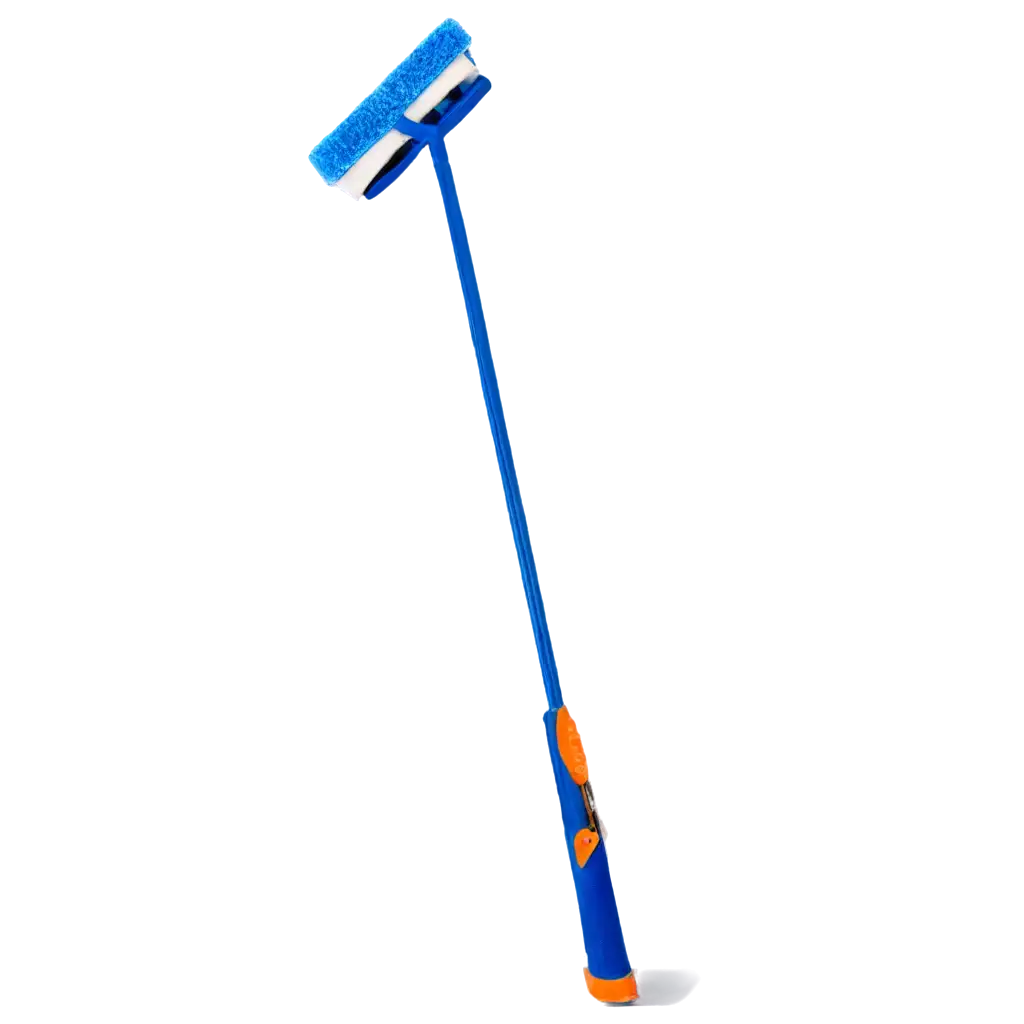 HighQuality-PNG-Image-of-a-Blue-Window-Cleaner-Tool-with-Stick-for-Enhanced-Visual-Appeal