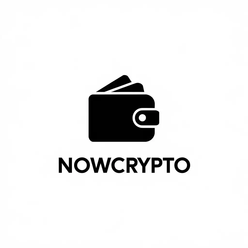 LOGO Design for NowCrypto Minimalistic Wallet Symbol for Finance Industry