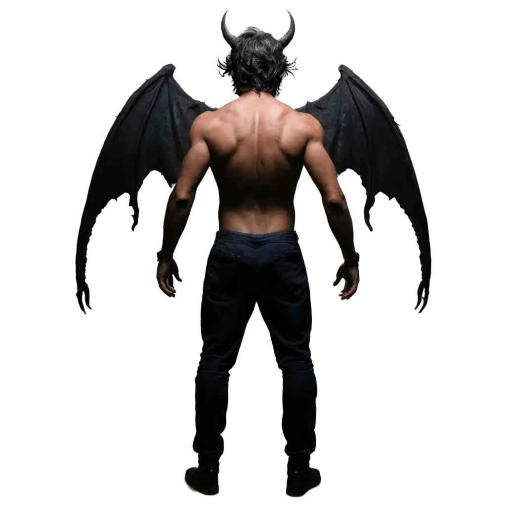 Stunning-Standing-Back-Side-Demon-PNG-Image-for-Creative-Projects