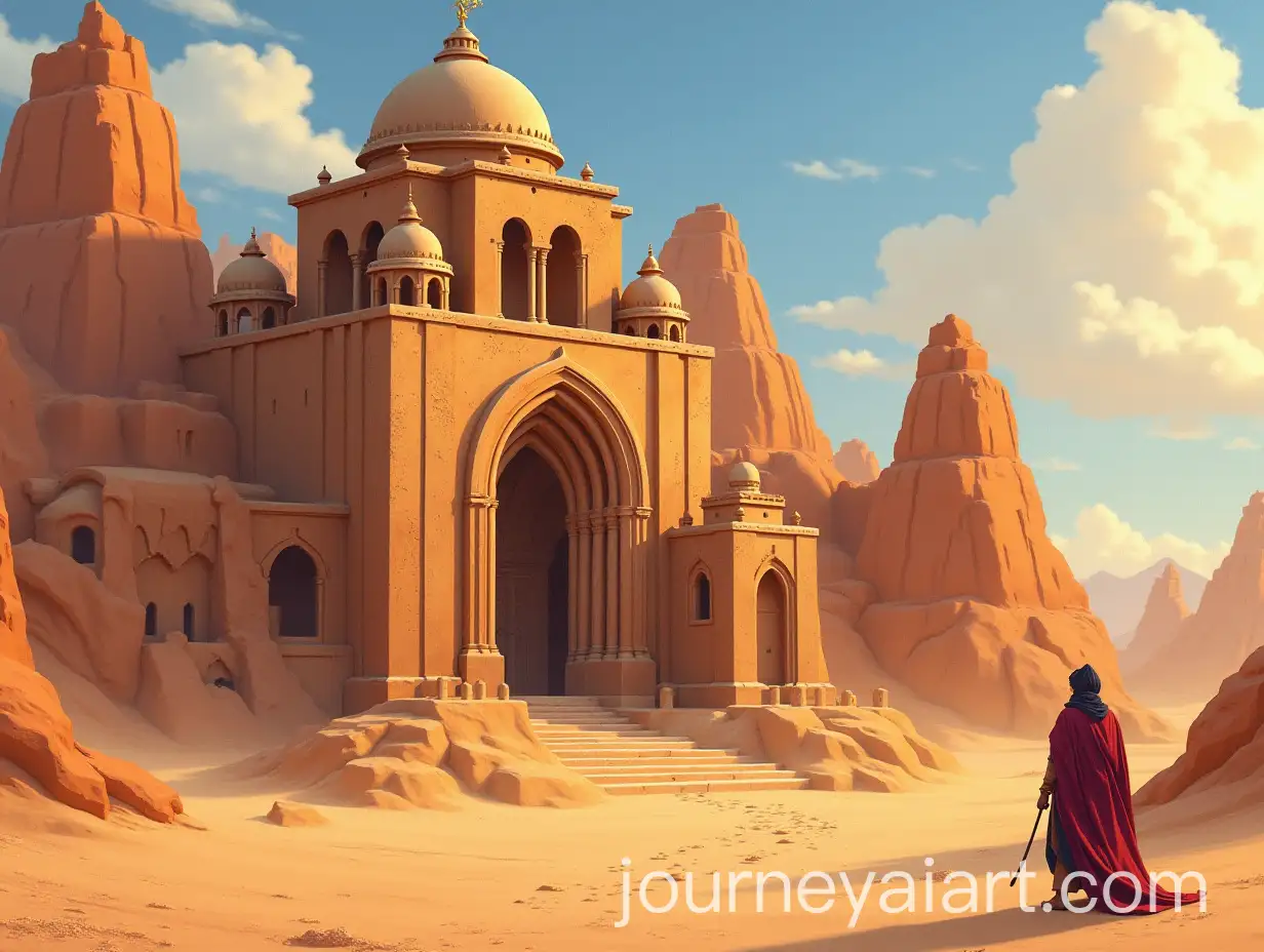 Fantasy-Illustration-of-Sultans-Palace-in-the-Desert