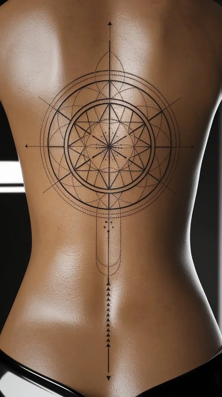 Bold-Geometric-Tattoo-with-Sacred-Geometry-and-Mandala-Influence