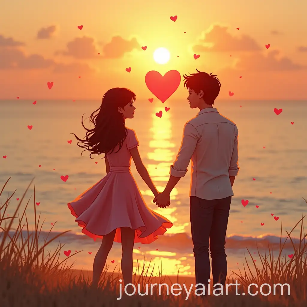 Romantic-HeartShaped-Symbol-Created-by-a-Couple