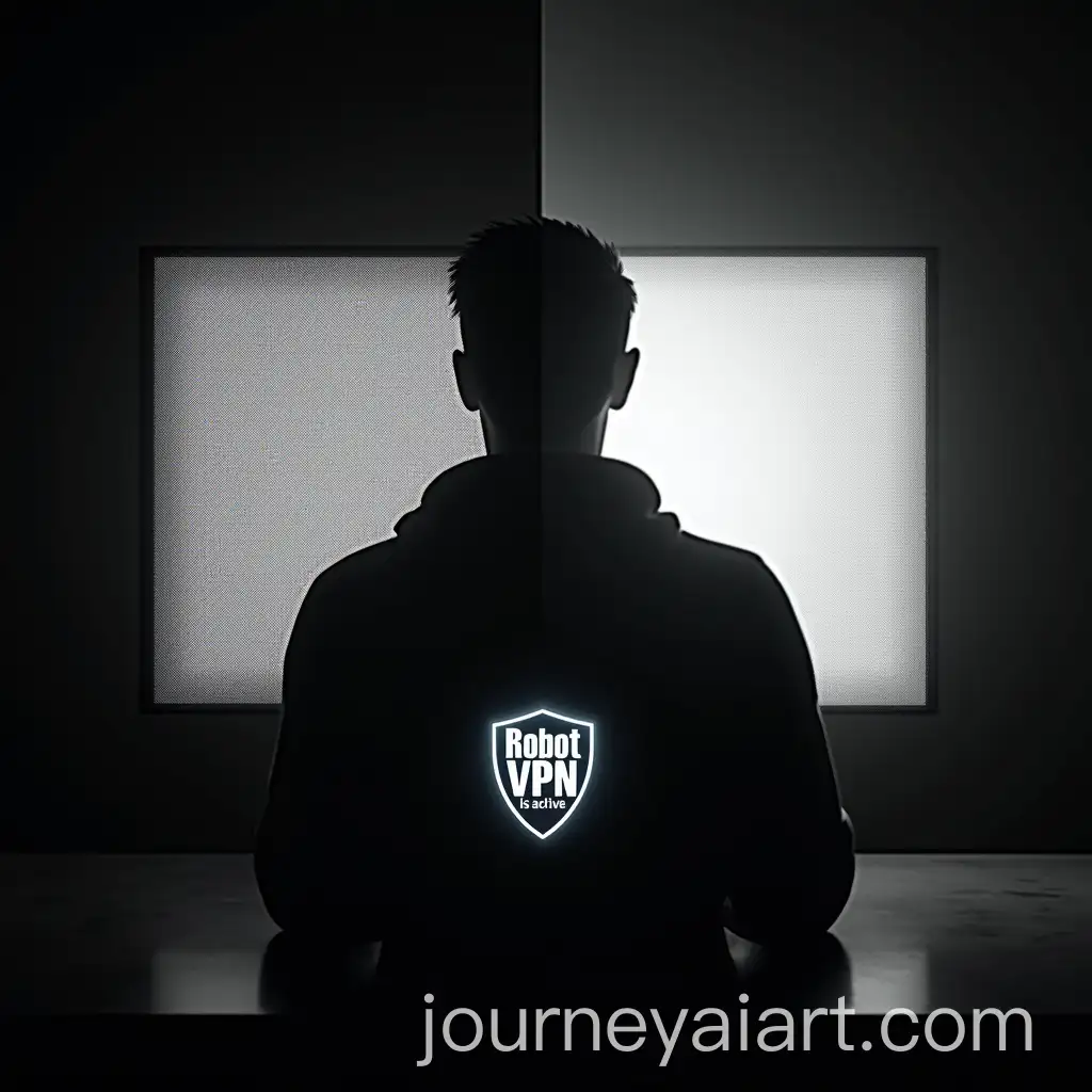 Contrast-of-Internet-Access-Black-and-WhiteAI-Image-Prompt-Expansion-Error-Screen-vs-Bright-World-with-Robot-VPN-Shield