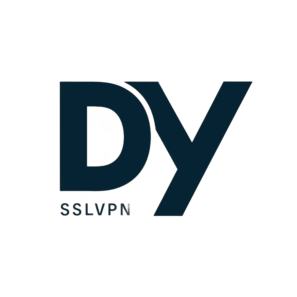 a vector logo design,with the text "DY", main symbol:DY  SSLVPN,Moderate,be used in Internet industry,clear background