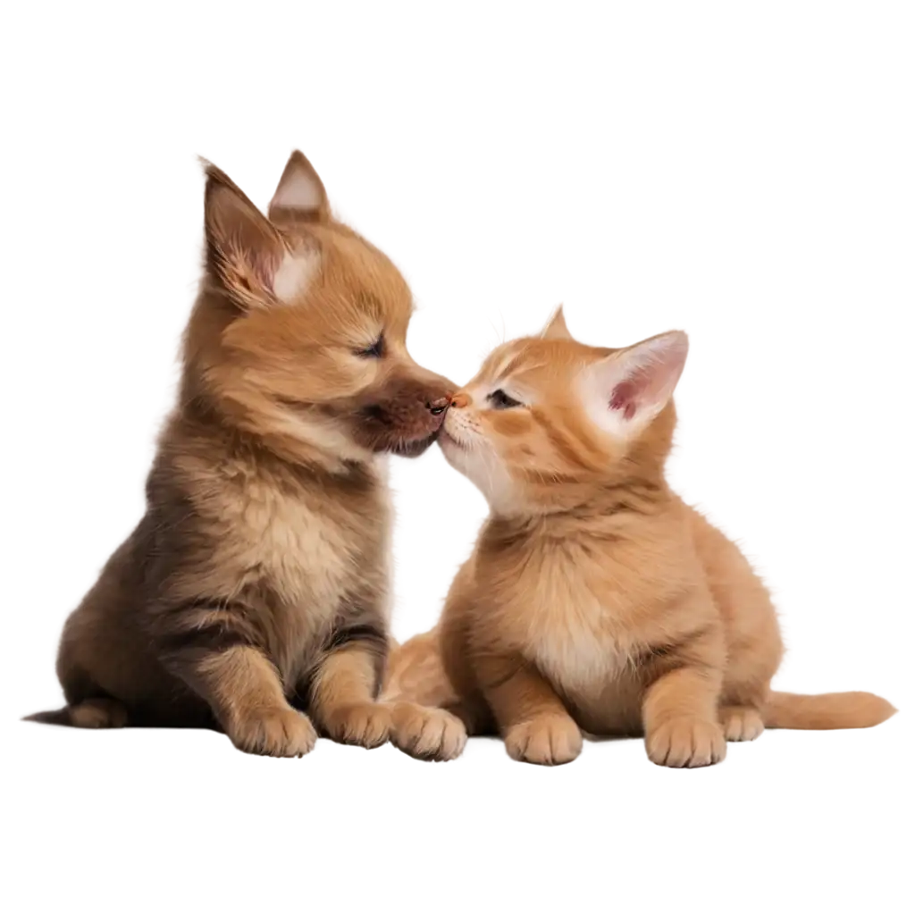 Dog-Kissing-Cat-PNG-HighQuality-Image-for-Various-Creative-Uses