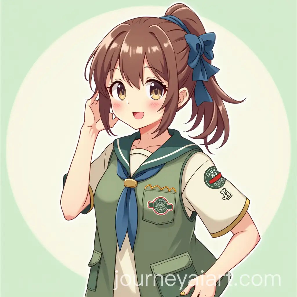 Cute-Anime-Girl-in-Girl-Scout-Outfit