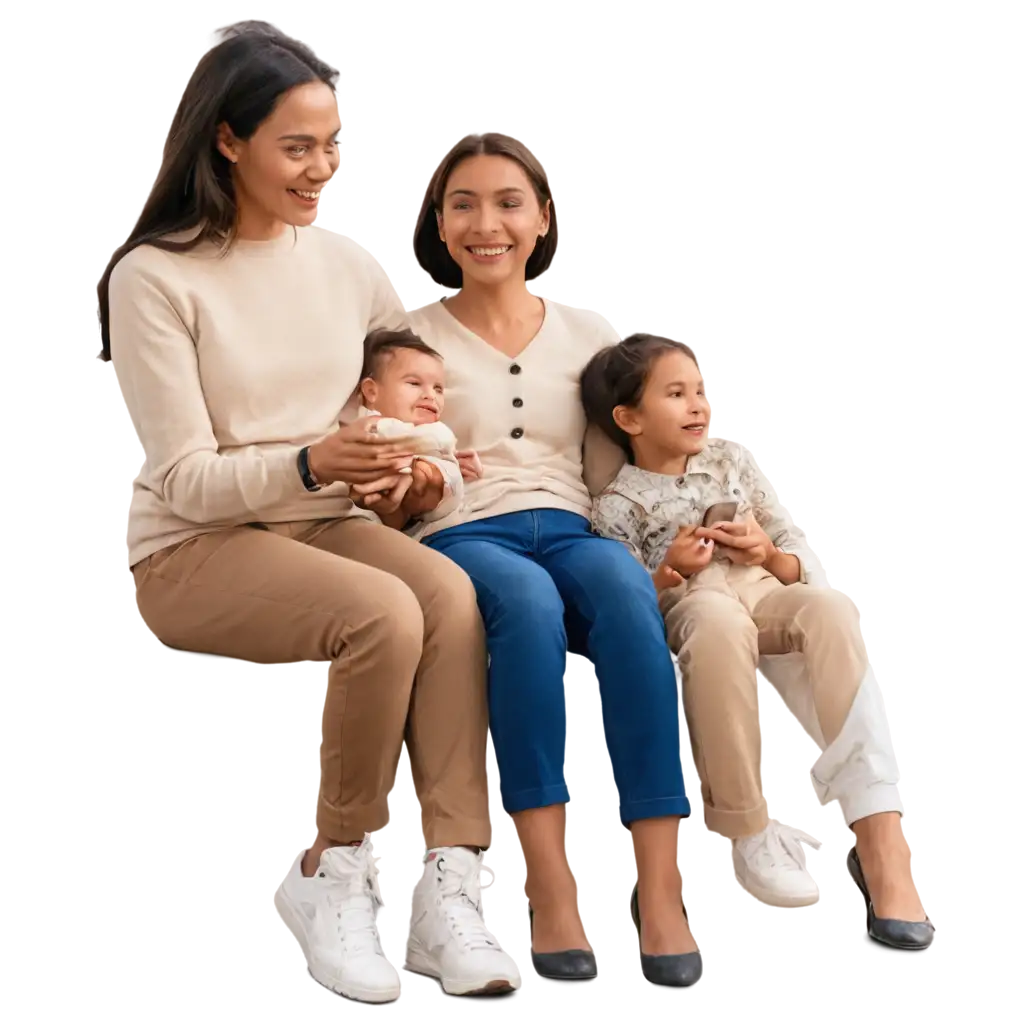 Family-Cellular-Happy-PNG-Image-Creative-AI-Art-Prompt