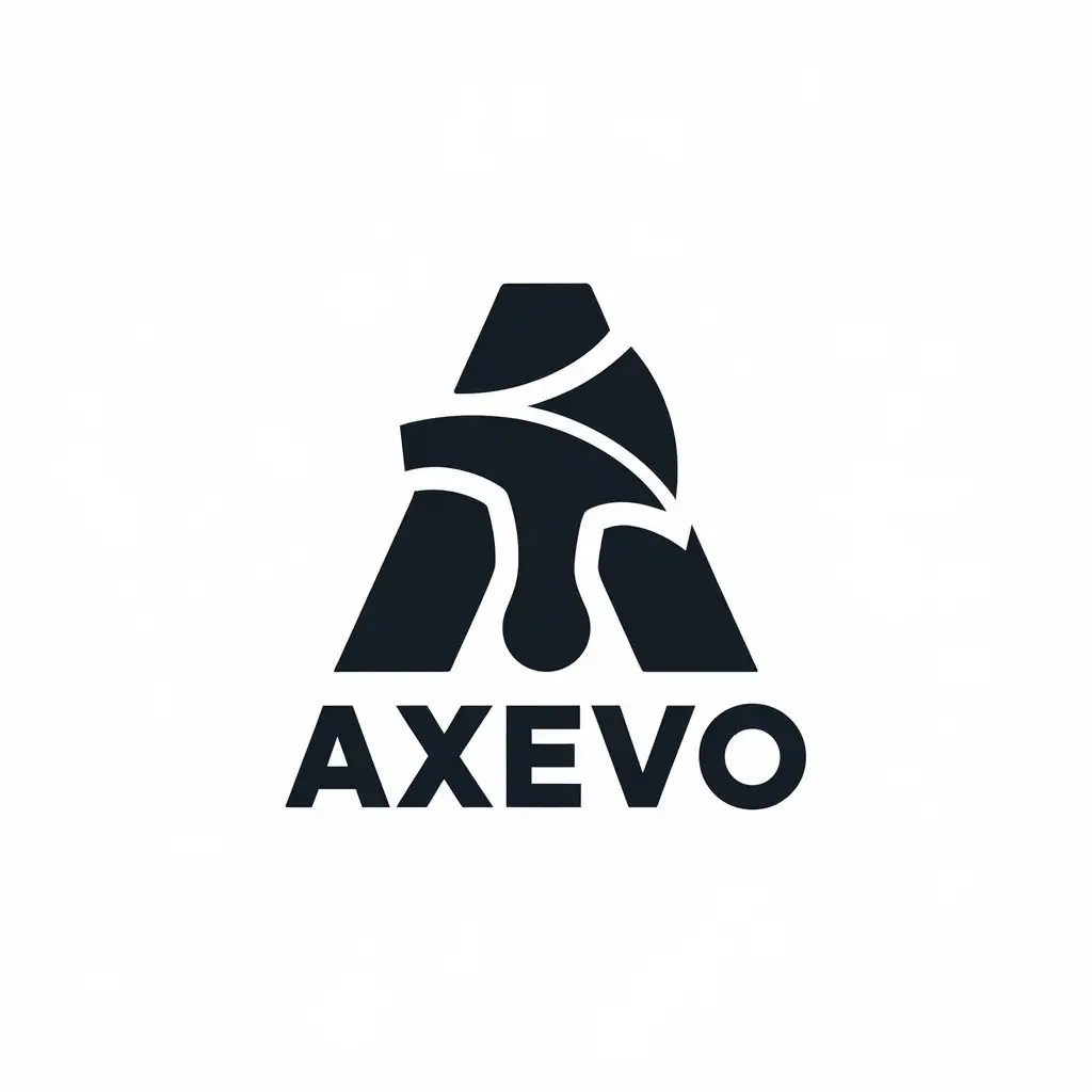 LOGO Design for Axevo Simple Letter Designs with Moderate Style and Clear Background