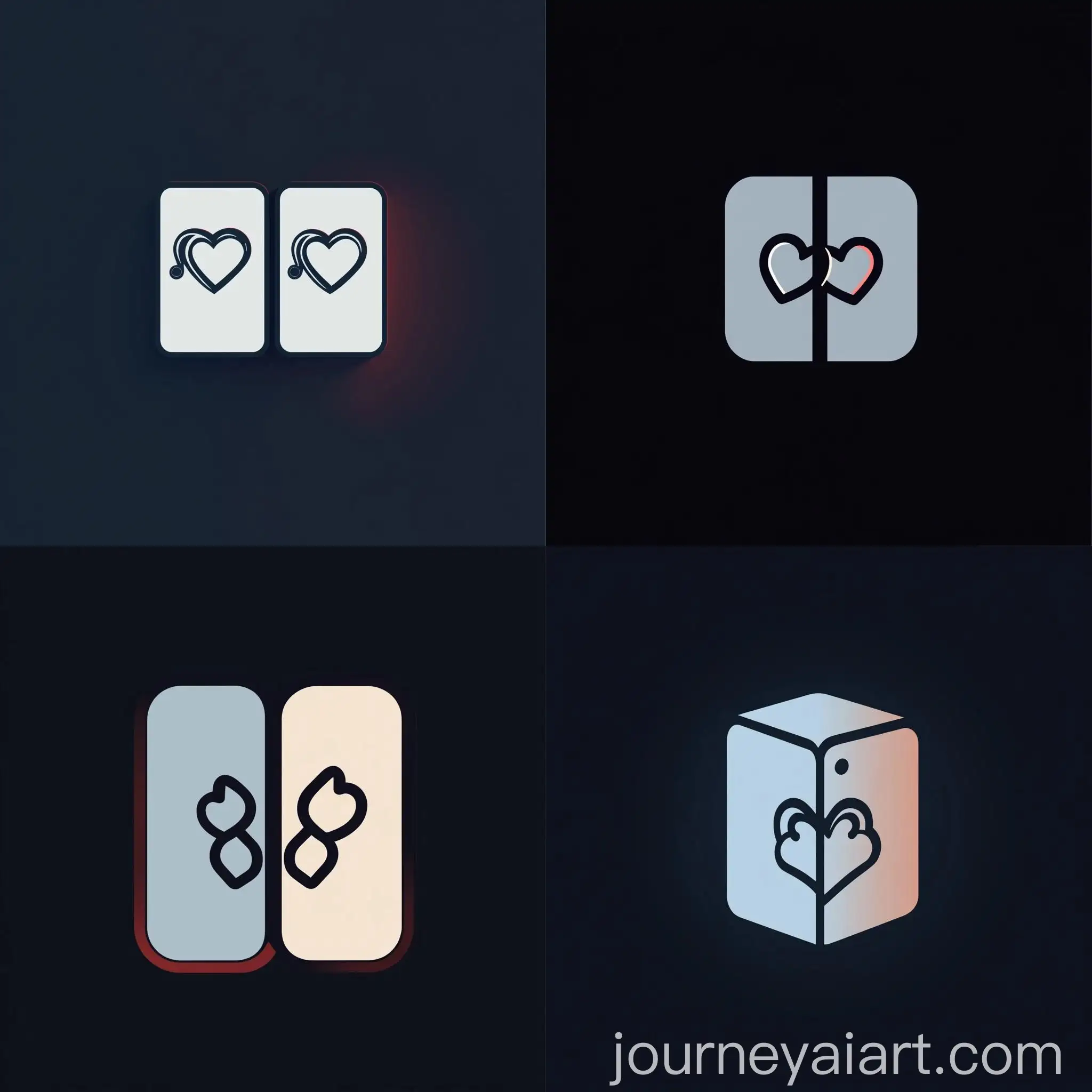 Modern-Stylized-Logo-Design-with-United-Lockers-in-Blue-and-Red