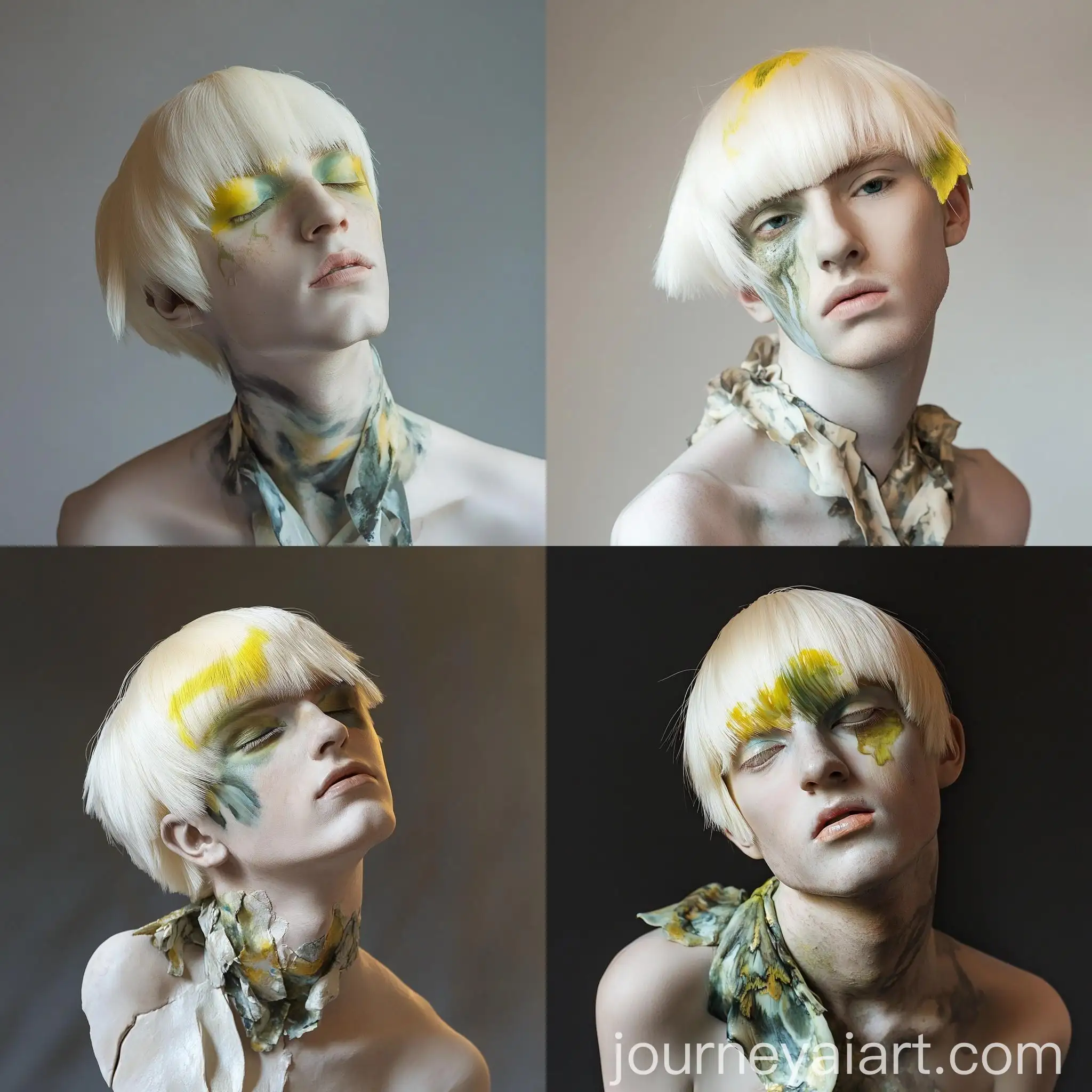 Ceramic-Clay-Boy-Head-and-Body-Sculpture